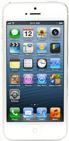 Смартфон Apple iPhone 5 64Gb White & Silver - Колпино